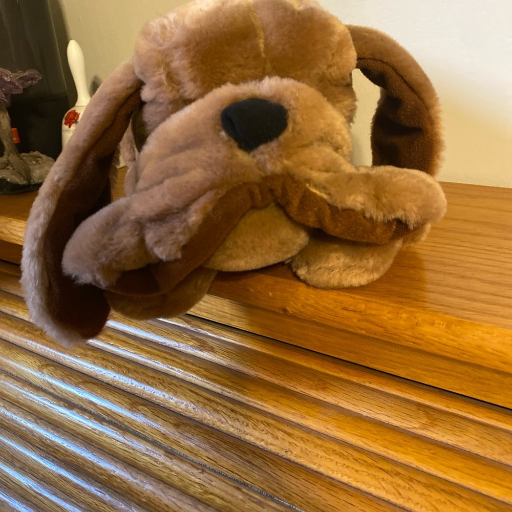 1986 LTD Commodities Plush Fluffy Dog